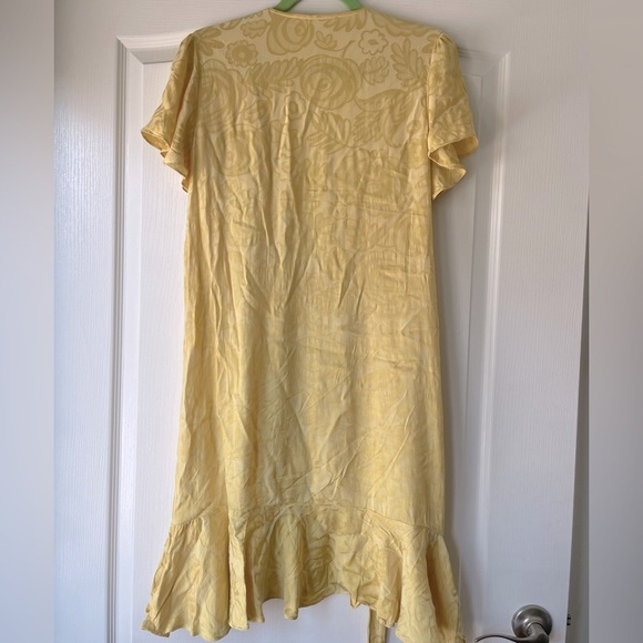 Samsoe Samsoe Adelina Tonal Jasquard Wrap Dress - Picture 7 of 11